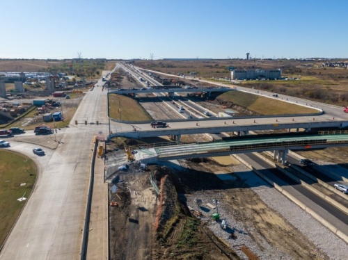 The North Tarrant Express project continues to affect drivers in north Fort Worth. (Courtesy Hillwood)