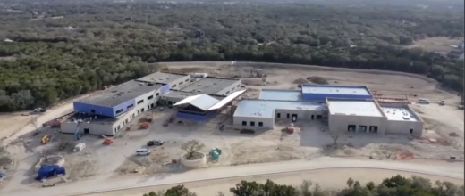 Drone photo of Cypress Springs Elementary