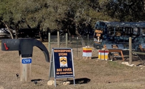 The new HCBA Beekeeping Store has a selection of beekeeping equipment and honey bees, while offering advice to those interested in bees. (Courtesy Hays County Beekeepers Association)