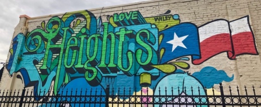 Love Heights mural