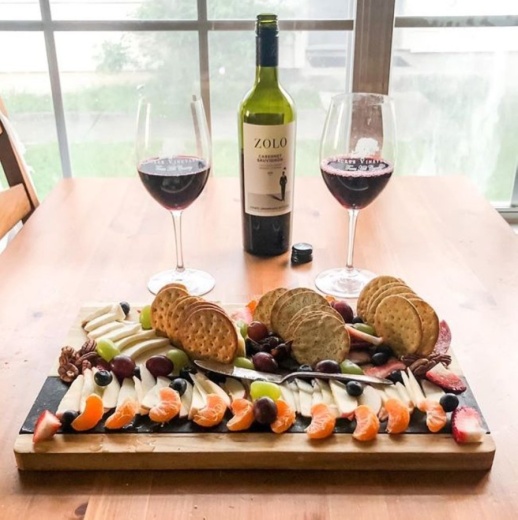 Cheers to your Valentine this holiday with Craft & Racked Wine Bar's takeout charcuterie boards and wine flights. (Courtesy Craft & Racked Wine Bar)