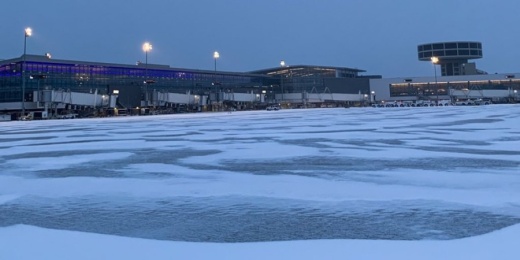 George Bush Intercontinental Airport was closed due to winter weather conditions. (Courtesy George Bush Intercontinental Airport)