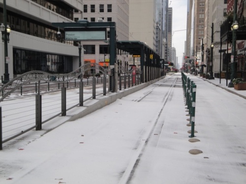 The Metropolitan Transit Authority of Harris County will continue to suspend all transit services through Feb. 17 due to hazardous road conditions caused by Winter Storm Uri, Houston METRO officials announced Feb. 16. (Courtesy Houston METRO)