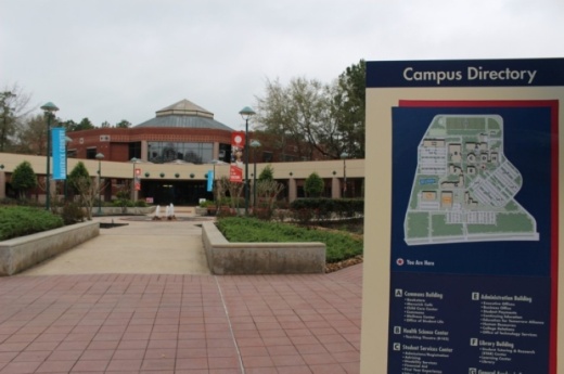 Lone Star College System saw many buildings with plumbing leaks after the winter freeze the week of Feb. 15. (Anna Lotz/Community Impact Newspaper)