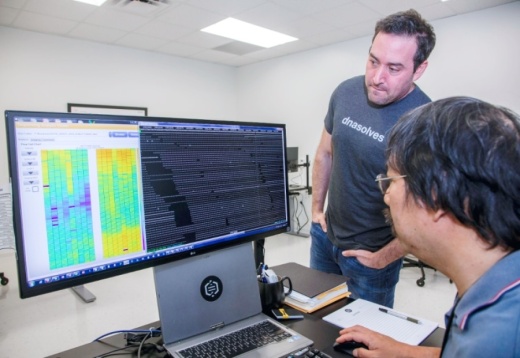 David Mittelman (left) is the founder of Othram, a private forensic laboratory in The Woodlands. (Courtesy Othram)