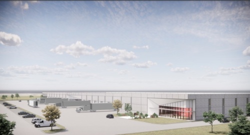 The Rastegar project will total 530,000 square feet of industrial space. (Rendering courtesy Rastegar Property Co.)