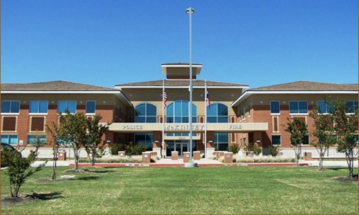 The current McKinney Public Safety Building will become the new headquarters for the police department after the fire department headquarters are built. (Community Impact file photo)