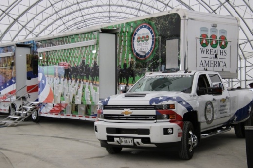 The mobile museum will offer interactive exhibits, short films, and stories about patriotism and military service. (Courtesy Wreaths Across America)