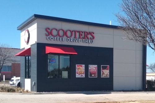 Scooter's Coffee building.