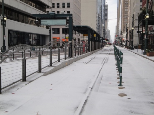 Winter Storm Uri led to closures across the Greater Houston area during the third week of February. (Courtesy Metropolitan Transit Authority of Harris County)