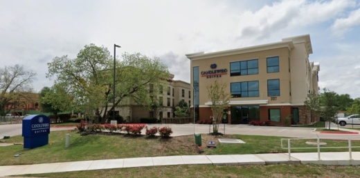 The Candlewood Suites hotel is located at 10811 Pecan Park Blvd. (Courtesy Google Maps)