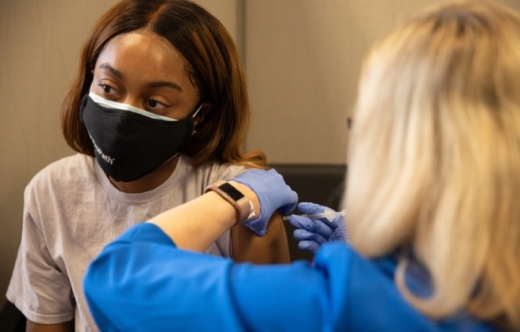 All Williamson County distributors received a combined 20,000 first-time COVID-19 vaccine doses the week of March 1, the largest number of doses so far.(Liesbeth Powers/Community Impact Newspaper)