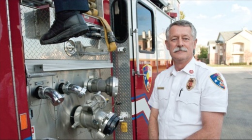 Tomball Fire Chief Randy Parr, pictured here in 2012, has served as chief for 17 years. (Community Impact staff)