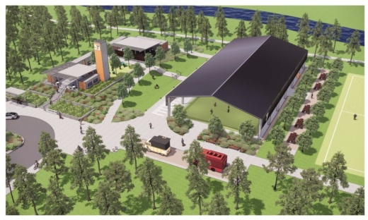 The Holcomb Family YMCA will be built on the shores of Lake Holcomb in Spring's Falls at Imperial Oaks development. (Courtesy YMCA of Greater Houston)