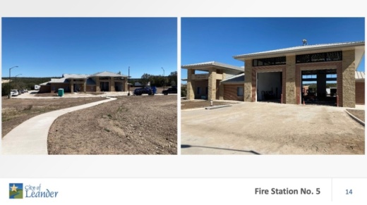 photos of fire station under construction