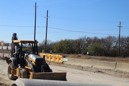Texas Department of Transportation construction on US 377 began five years ago. The goal of the project is to reconstruct and widen the current lanes. (Sandra Sadek/Community Impact Newspaper)
