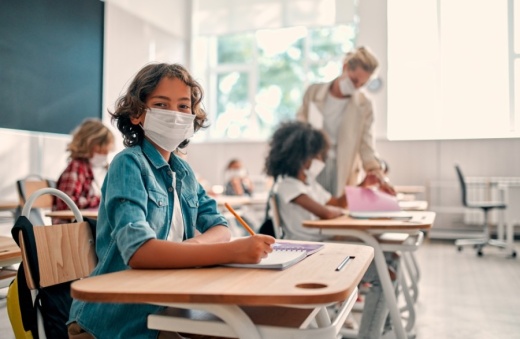 Students and staff at NCISD will continue to wear face masks for the remainder of the school year. (Courtesy Adobe Stock)