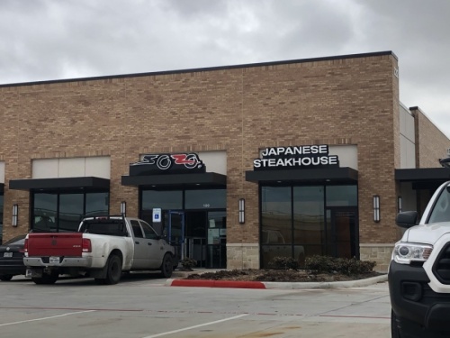 Sozo Japanese Steakhouse will open in Sugar Land on May 1. (Claire Shoop/Community Impact Newspaper) 