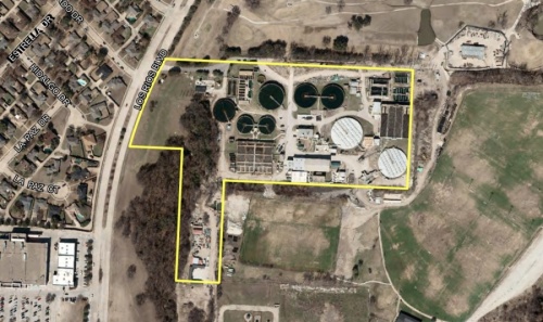 The one-story office building adjacent to the Rowlett Creek Regional Wastewater Treatment Plant along Los Rios Boulevard will house employees who have been operating out of an outdated operations building and temporary trailer, according to NTMWD representatives. (Screenshot via city of Plano)