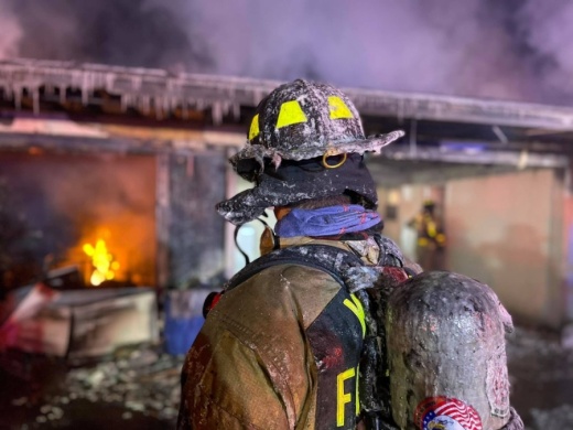 The Klein Fire Department responded to a fire in the 19000 block of Frederick Drive on Feb. 16. (Courtesy Klein Fire Department)