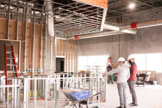 Site under construction for new location