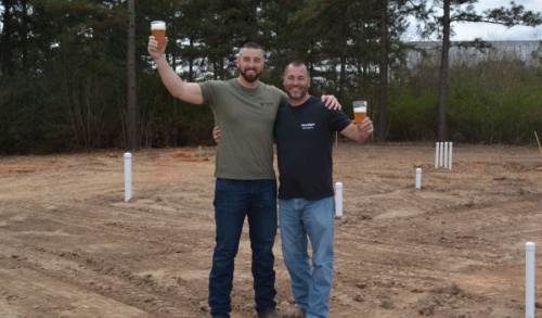 The brewery will be named Paradigm Brewing Co., co-owned by Chris Juergen (right) and Josh Schwaiger (left). (Courtesy Winkler Public Relations)