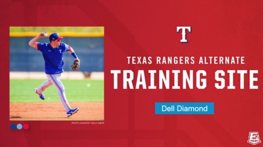 In addition to operating as a COVID-19 vaccination hub, Dell Diamond will soon serve as the Texas Rangers' alternate training site. (Courtesy Round Rock Express)