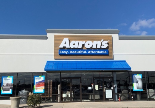 The retailer specializes in rent-to-own furniture, electronics and appliances. (Courtesy Aaron's)