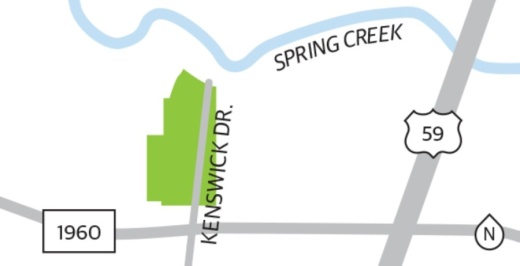 Kenswick is located just outside Humble’s city limits within Aldine ISD and unincorporated Harris County.