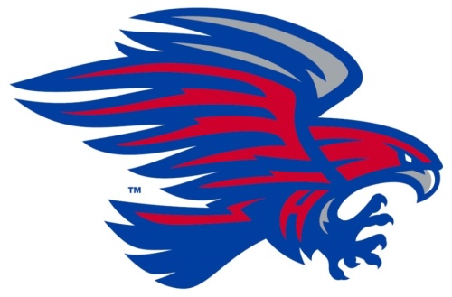 The Hawks mascot was selected by Hays CISD students earlier this year to replace the Rebels mascot. (Courtesy Hays CISD)