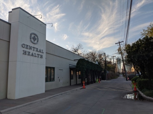The Central Health board of managers approved a motion to allow President and CEO Mike Geeslin to negotiate and execute a real estate deal to acquire property to be used for administrative and clinical space. Currently, administration works exclusively out of its office on East Cesar Chavez Street, pictured here. (Iain Oldman/Community Impact Newspaper)