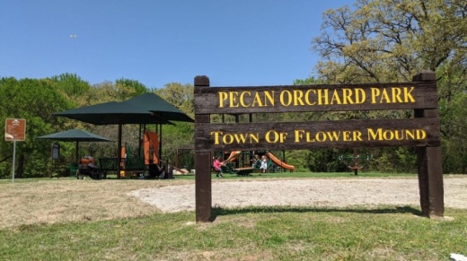 Upgrades for Flower Mound’s Pecan Orchard Park are now complete. (Barbara Delk/Community Impact Newspaper)