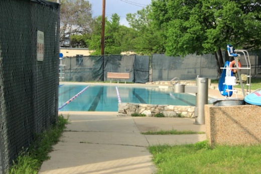 Big Stacy Neighborhood Pool will reopen April 6 after closing briefly for repairs following the winter storm in February. (Jack Flagler/Community Impact Newspaper)