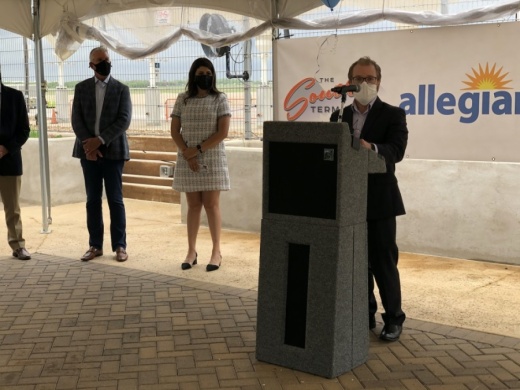 Allegiant airlines and Austin-Bergstrom International Airport announced that the company will expand its Austin operations in late 2021. (Courtesy Austin-Bergstrom International Airport)