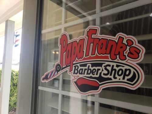 Papa Frank's Barber Shop celebrated its 10-year anniversary in April. (Ali Linan/Community Impact Newspaper)
