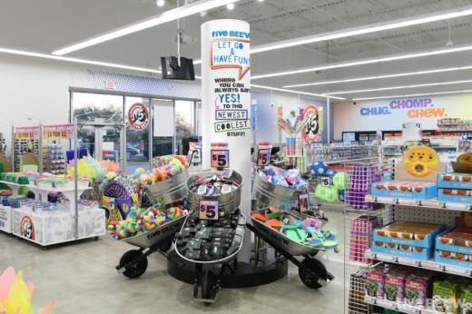 Five Below is known for its tech, fashion and candy products. (Courtesy of Five Below)