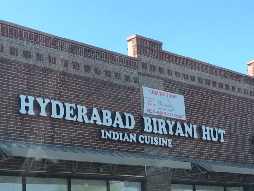 Nayaab Restaurant is taking the place of Hyderabad Biryani Hut. (Claire Shoop/Community Impact Newspaper)