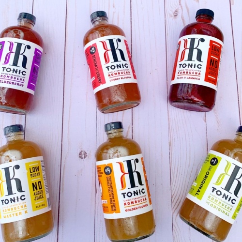 KTonic offers six flavors of kombucha, a fermented tea: ginger and lemongrass, cayenne, hibiscus, orange peel, cherry and elderberry. (Courtesy KTonic LLC)