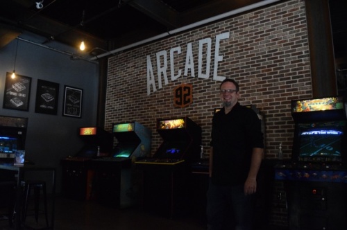 Michael Lepsch is the owner of Arcade 92 in McKinney. (Matt Payne/Community Impact Newspaper)