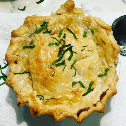 The gumbo pie is a House of Roux original. (Courtesy House of Roux) 