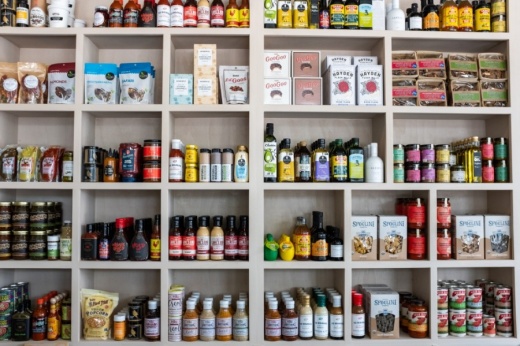 The Market, one of the concepts at the Asch Building, features a selection of groceries including prepared foods, pasture-raised chicken and Texas produce. (Courtesy Asch Building)