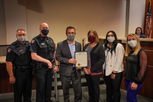 Round Rock City Council approved April 18-24 as National Crime Victims’ Rights Week at the meeting on April 22. (Courtesy: City of Round Rock)