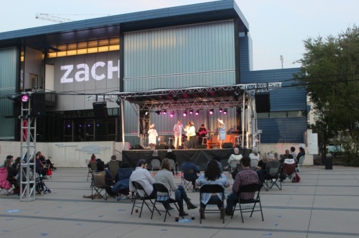 The Zach Theatre has hosted an outdoor performance series this year. (Olivia Aldridge/Community Impact Newspaper)