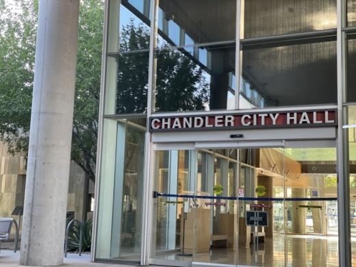 The Chandler City Council approved a master plan update for the Chandler Municipal Airport during a meeting April 22. (Alexa D'Angelo/Community Impact Newspaper)