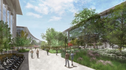 Apple campus rendering
