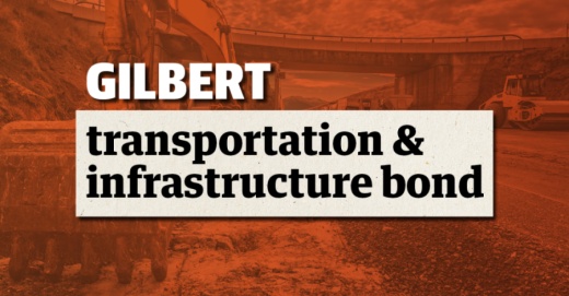 Gilbert anticipates putting a transportation and infrastructure bond on the November ballot. (Adobe stock image/Community Impact Newspaper)
