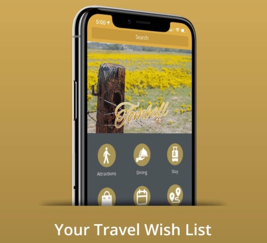The mobile app is available in the Apple Store and Google Play store by searching "TomballTX." (Screenshot via VisitWidget)