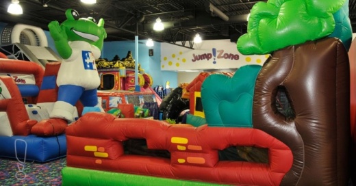 Jump Zone in Lewisville remains open. (Courtesy Jump Zone)