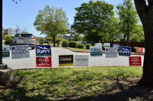 Cedar Park candidate signs
