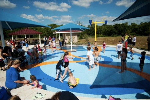 Falcon Pointe Splash Pad is expected to open May 29. (Courtesy city of Pflugerville)